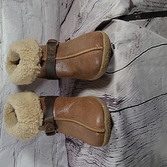 Leather Wedge Boots - Picture 5 of 10